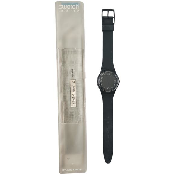 Swatch Watch AFTER DARK GB144 1992 Standard Gents New Old Stock - Picture 6 of 6